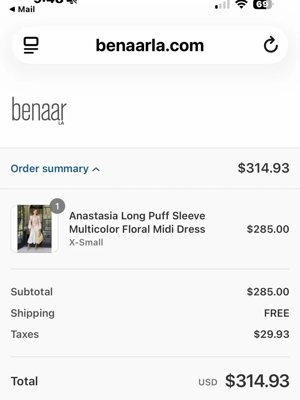 Benaar Anastasia long puff sleeve Floral Belted Maxi Dress - White Multi Size XS - Picture 9 of 10